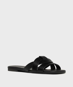 Sandales mules à brides entrecroisées femme - Valentina Baldano vue2 - VALENTINA BALDA - GEMO