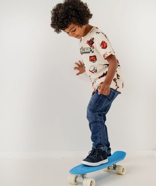 Pantalon cargo coupe slim résistant à l’usure garçon vue1 - GEMO (ENFANT) - GEMO