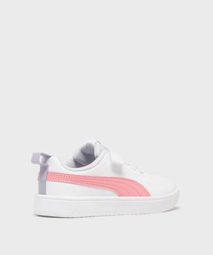Baskets basses lacets élastiques et scratch Rickie fille - Puma vue4 - PUMA - GEMO