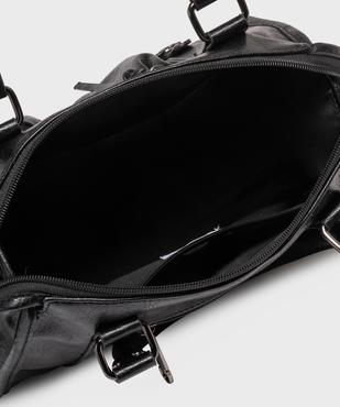 Sac à main verni mat à clous et bandoulière amovible femme vue3 - GEMO (ACCESS) - GEMO