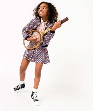 Veste fille zippée en viscose imprimée vue5 - GEMO (ENFANT) - GEMO