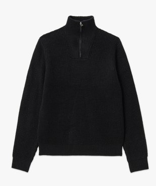 Pull col camionneur en grosse maille homme vue4 - GEMO (HOMME) - GEMO