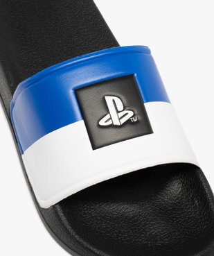 Mules de piscine homme à bandeau imprimé – Play Station vue6 - PLAYSTATION - GEMO