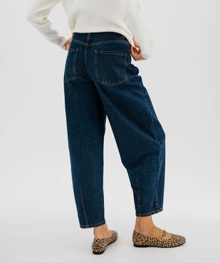 Jean mom taille haute femme vue4 - GEMO 4G FEMME - GEMO