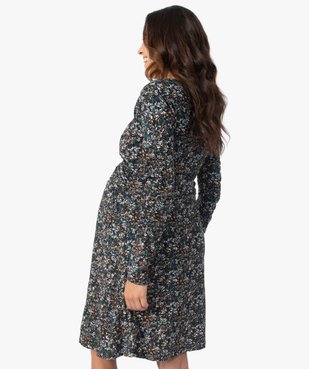 Robe de grossesse et d'allaitement en maille vue3 - GEMO (MATER) - GEMO