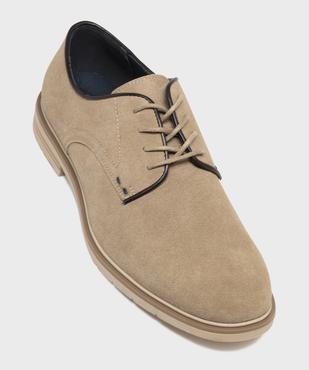 Derbies dessus suédine homme - Mario Baldano vue5 - MARIO BALDANO - GEMO