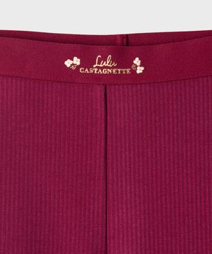 Legging en maille côtelée doublure chaude fille - LuluCastagnette vue2 - LULUCASTAGNETTE - GEMO
