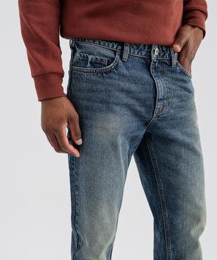 Jean en coton coupe Regular homme vue2 - GEMO 4G HOMME - GEMO
