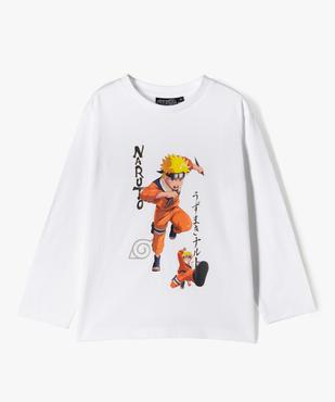 Tee-shirt manches longues en coton imprimé garçon - Naruto vue1 - NARUTO - GEMO