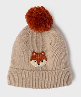 Ensemble bonnet et tour de cou avec doublure polaire bébé garçon vue3 - GEMO 4G BEBE - GEMO