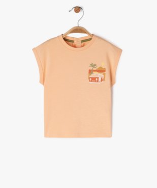 Tee-shirt avec motif estival bébé garçon vue1 - GEMO 4G BEBE - GEMO