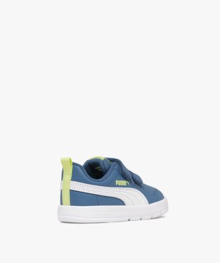 Baskets bébé garçon à double scratch Court Flex V3 - Puma vue4 - PUMA - GEMO