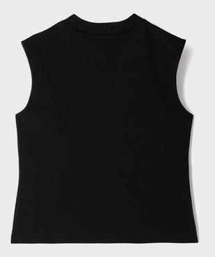 Blouse col mao sans manches fille vue3 - GEMO (JUNIOR) - GEMO