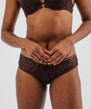 Shorty en dentelle femme vue2 - GEMO(HOMWR FEM) - GEMO