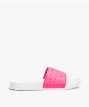 Mules de piscine fille à bandeau uni vue1 - GEMO (ENFANT) - GEMO