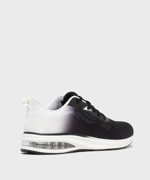 Baskets en toile bicolores avec semelle à bulle d’air homme - 5 Miles vue5 - 5 MILES - GEMO