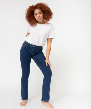 Jean femme coupe Bootcut stretch vue1 - GEMO 4G FEMME - GEMO