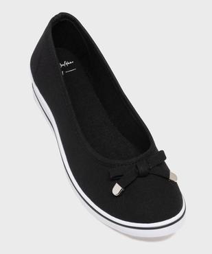 Escarpins femme en toile unis à semelle contrastante vue11 - VALENTINA BALDA - GEMO