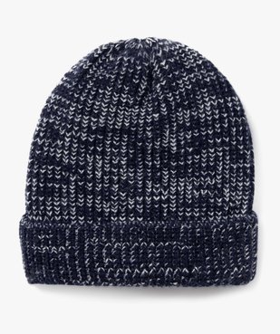 Bonnet en maille chinée garçon vue1 - GEMO (ENFANT) - GEMO