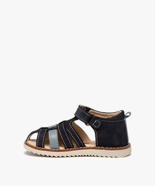 Sandales bébé garçon en cuir à bout fermé – NA! vue3 - NA! - GEMO