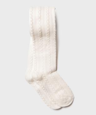 Collant chaud torsadé fille vue1 - GEMO 4G FILLE - GEMO