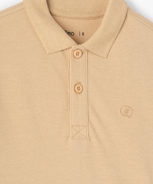 Polo classique manches courtes garçon vue2 - GEMO (ENFANT) - GEMO