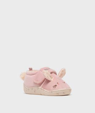 Chaussons forme lapin avec doublure chaude bébé fille - Absorba vue1 - ABSORBA - GEMO