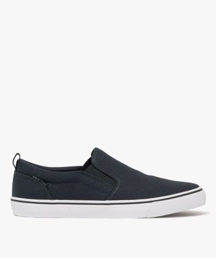 Baskets en toile à enfiler style slippers homme - Urban Steps vue2 - URBAN STEPS - GEMO