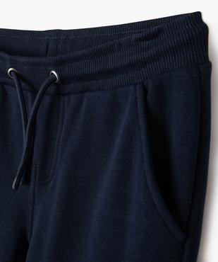 Pantalon en maille taille élastiquée garçon vue3 - GEMO (ENFANT) - GEMO