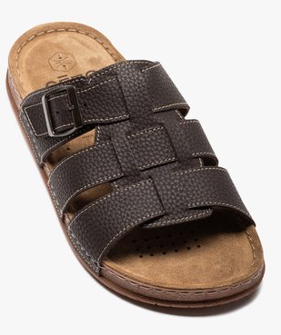 Mules homme ajustables à brides multiples vue5 - GEMO (CASUAL) - GEMO