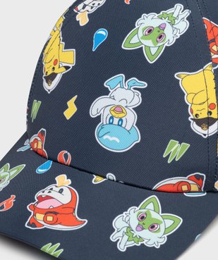Casquette imprimée multicolore garçon - Pokemon  vue3 - POKEMON - GEMO