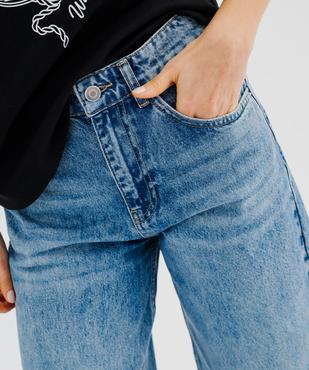 Jean barrel femme vue2 - GEMO(FEMME PAP) - GEMO