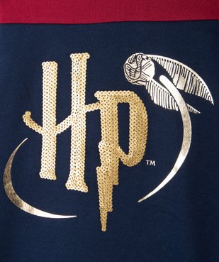 Robe fille en matière sweat à détails pailletés - Harry Potter vue2 - HARRY POTTER - GEMO