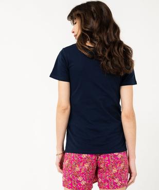 Tee-shirt de grossesse imprimé à manches courtes vue3 - GEMO 4G FEMME - GEMO