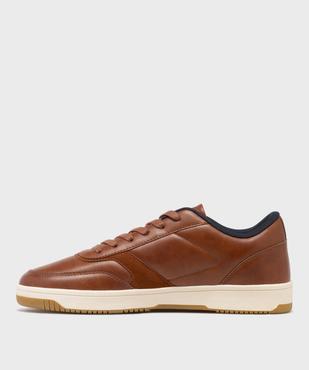 Baskets basses avec empiècements velours homme - Redskins vue1 - REDSKINS - GEMO