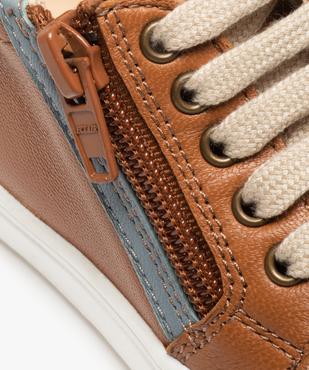 Baskets bébé garçon mid-cut dessus cuir – NA! vue6 - NA! - GEMO