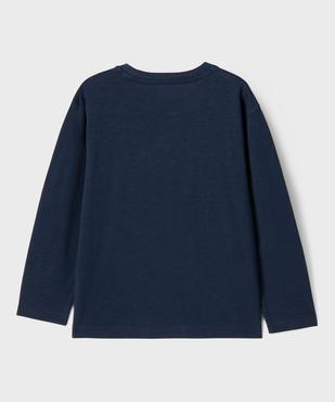Tee-shirt à manches longues avec poche poitrine garçon vue5 - GEMO (ENFANT) - GEMO