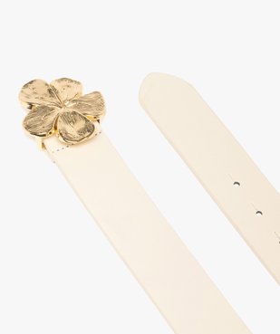 Ceinture avec boucle en forme de fleur femme vue2 - GEMO (ACCESS) - GEMO