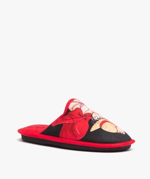Chaussons homme mules plates en velours - One Piece vue1 - ONE PIECE - GEMO