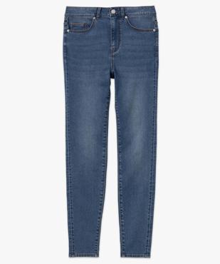 Jean femme coupe skinny taille haute vue4 - GEMO 4G FEMME - GEMO