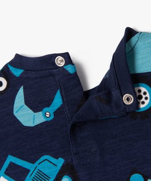 Tee-shirt à manches courtes assortis bébé garçon (lot de 3) vue3 - GEMO(BEBE DEBT) - GEMO