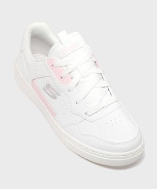 Baskets basses en matière vegan et semelle à mémoire de forme femme - Skechers vue5 - SKECHERS - GEMO