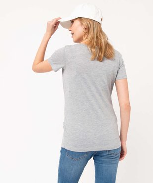 Tee-shirt de grossesse imprimé à manches courtes vue3 - GEMO 4G MATERN - GEMO