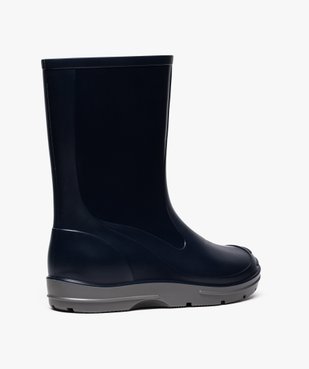Bottes de pluie garçon à semelle crantée contrastée vue4 - 5 MILES - GEMO