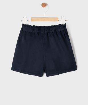 Short fluide avec taille élastique ajustable bébé fille - LuluCastagnette vue3 - LULU CASTAGNETTE G4G D - GEMO