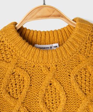 Pull à torsades bébé garçon - LuluCastagnette vue3 - LULUCASTAGNETTE - GEMO
