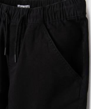 Bermuda en coton stretch coupe Loose avec poches à rabat garçon vue2 - GEMO 4G GARCON - GEMO