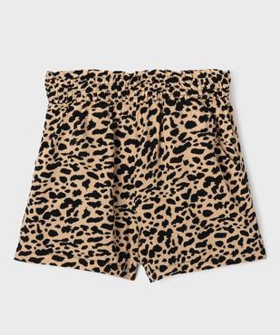 Short fluide à motifs tachetés fille vue1 - GEMO (ENFANT) - GEMO