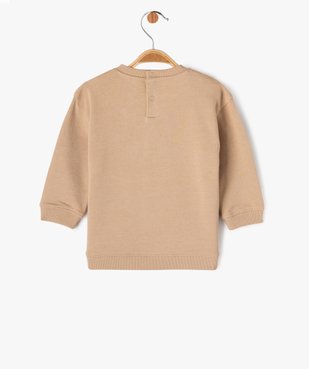 Sweat avec motif hivernal bébé garçon vue3 - GEMO(BEBE DEBT) - GEMO