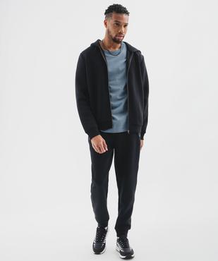 Sweat zippé à capuche homme vue5 - GEMO (HOMME) - GEMO